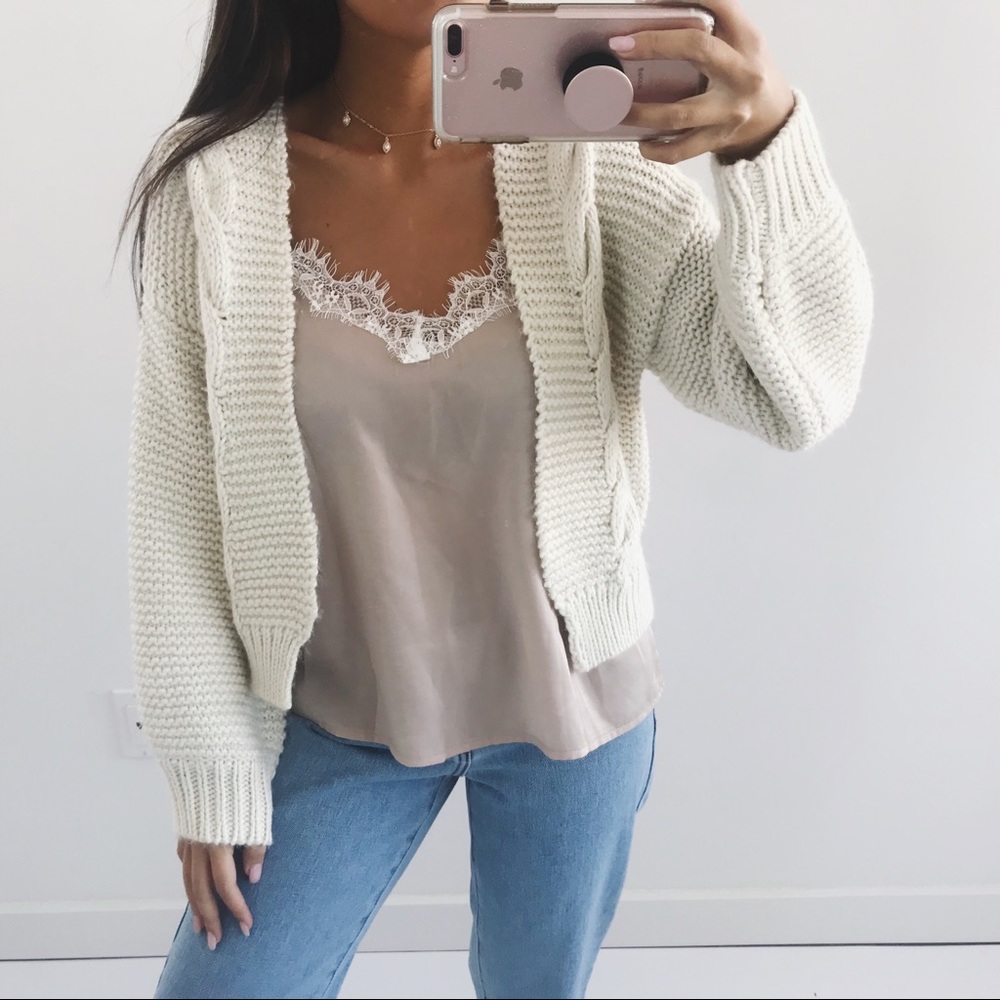 Cream Cardigan